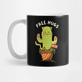 Catctus Free Hugs Cats by Tobe Fonseca Mug